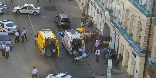 اصابة 8 أشخاص في حادث دهس بموسكو