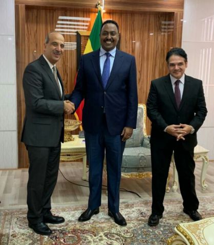 سفير مصر الجديد لدي أثيوبيا :بذل كل الجهد للنهوض بالعلاقات بين البلدين فى شتي المجالات