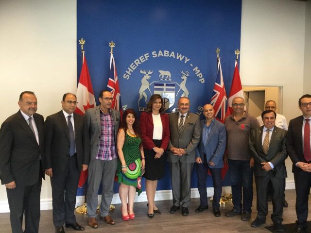 وزيرة الهجرة تلتقي بأعضاء من الجالية المصرية في كندا
