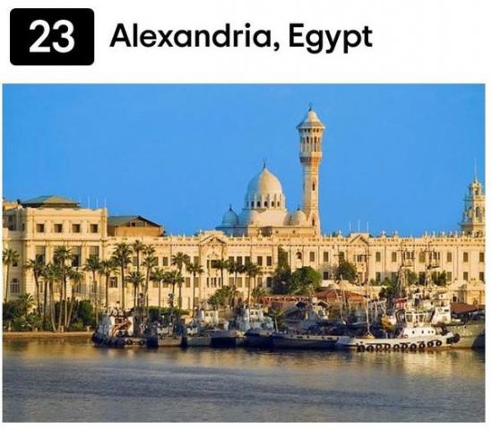 موقع تريب أدفايزر يختار مدينة الاسكندرية ضمن أفضل الوجهات السياحية الرائجة فى العالم لعام ٢٠٢١
