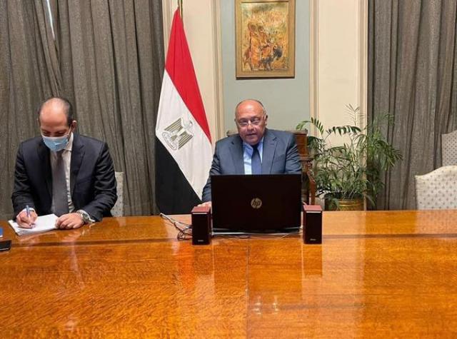 وزير الخارجية يؤكد تطلع مصر للاستمرار في تعزيز التعاون مع السويد