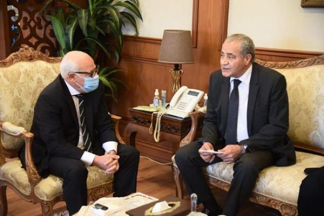 محافظ بورسعيد يستقبل وزير التموين والتجارة الداخلية