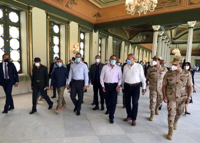 رئيس الوزراء يتفقد أعمال ترميم ورفع كفاءة قصر محمد علي باشا بشبرا