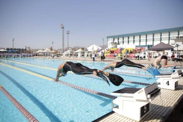 انطلاق منافسات اليوم الثاني من نهائيات كأس العالم لسباحة الزعانف بشرم الشيخ