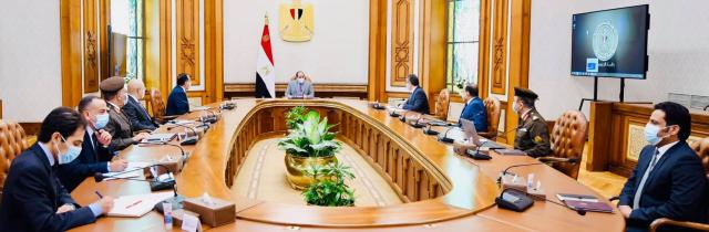 الرئيس السيسي يتابع ”الموقف التنفيذي لمشروع المتحف المصري الكبير”.