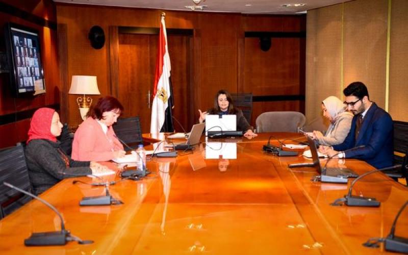 لقاء وزيرة الهجرة