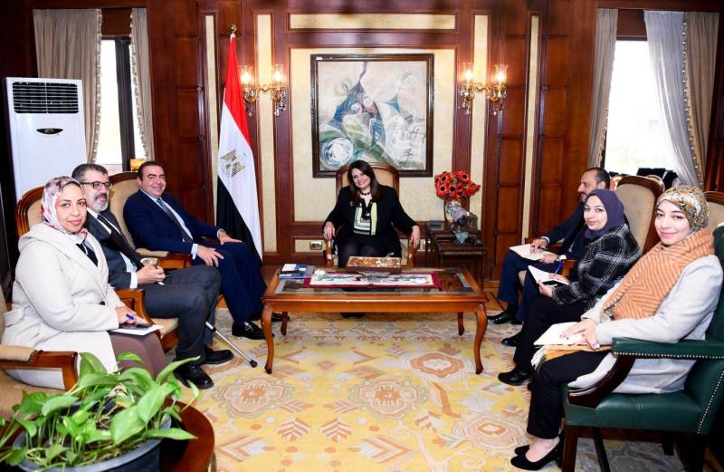 وزيرة الهجرة تستقبل أشرف دوس المستثمر ورجل الأعمال المصري بالولايات المتحدة