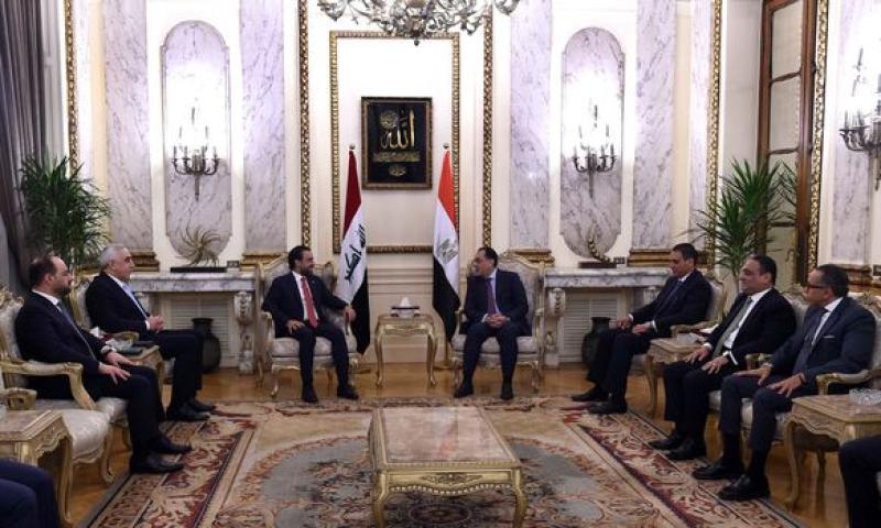 رئيس الوزراء يلتقي رئيس مجلس النواب العراقي والوفد المرافق له