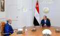 الرئيس السيسي يجتمع مع المستشار...