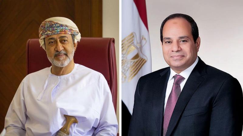 الرئيس السيسي يستقبل جلالة السلطان هيثم بن طارق سلطان عمان