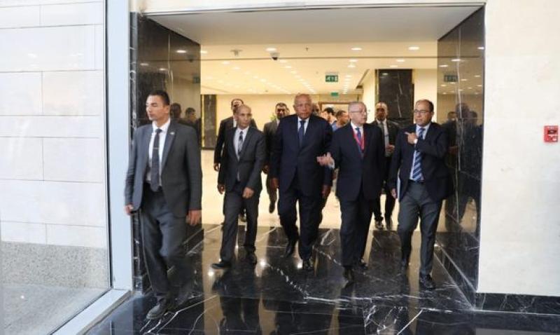 وزير الخارجية يشرف على المرحلة الأخيرة لعملية الانتقال إلى مقر الوزارة الجديد بالعاصمة الإدارية